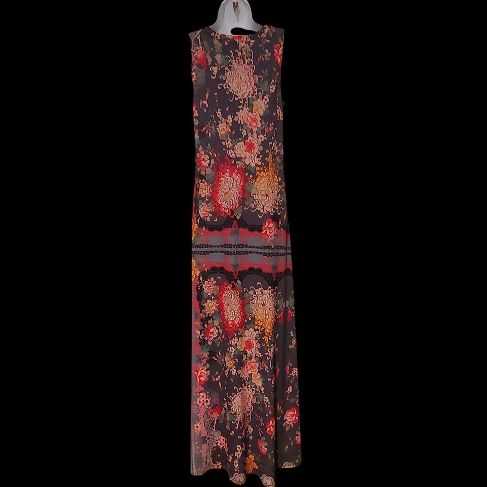 Johnny Was Maxi Sleeveless Floral Resort Beachy Mature Attractive Sexy Dress XS - Picture 2 of 14